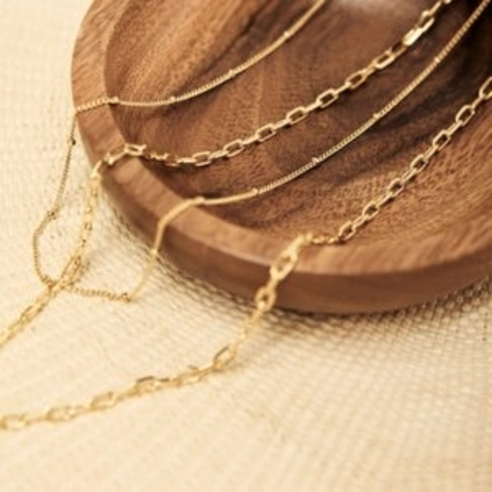 Each 14kt Hold Plated Necklace